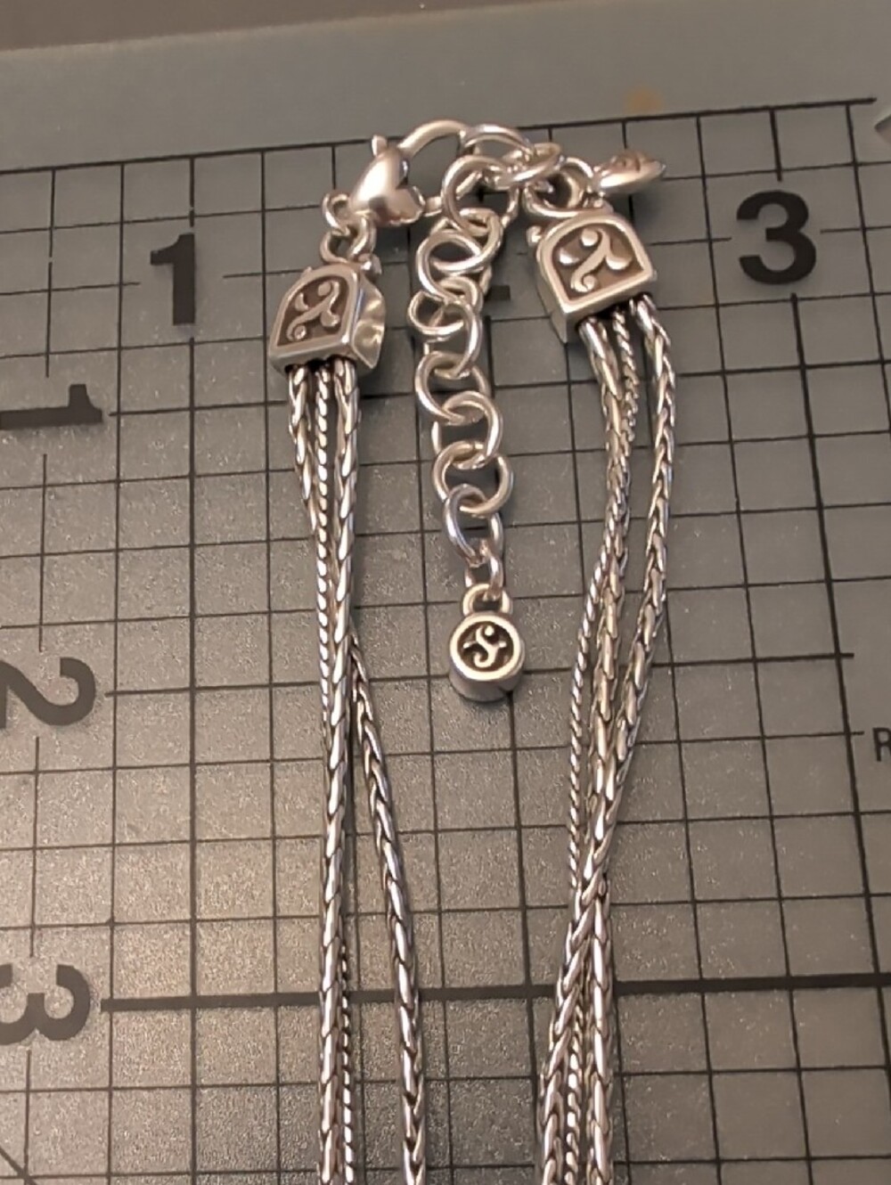 Brighton Two-Tone Heart Pendant Necklace - Gold & Silver - Picture 7 of 8